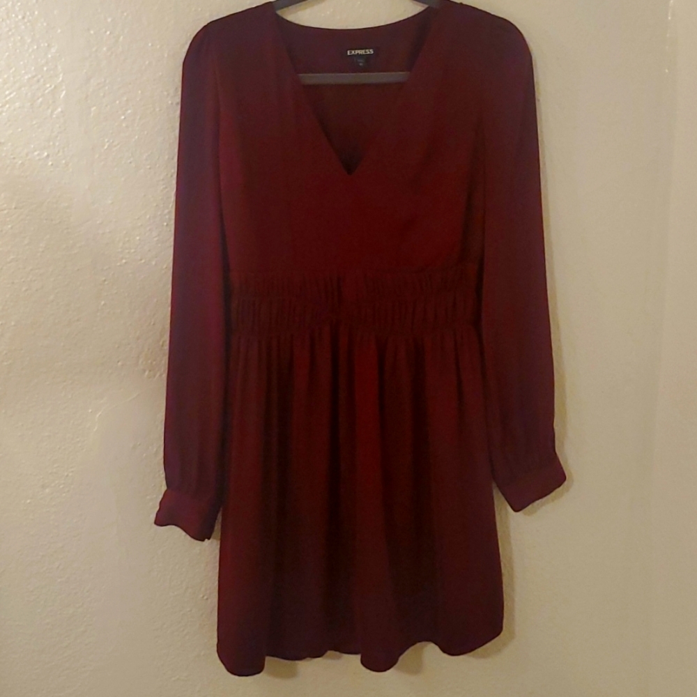 Express size medium maroon dress
